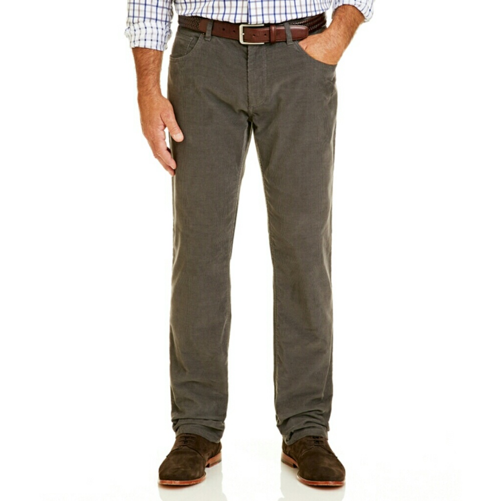Jos. A. Bank Corduroy Men's Tan and Gray Pants